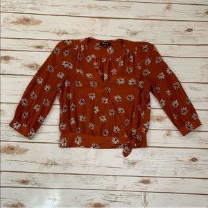 Madewell Floral Blouse